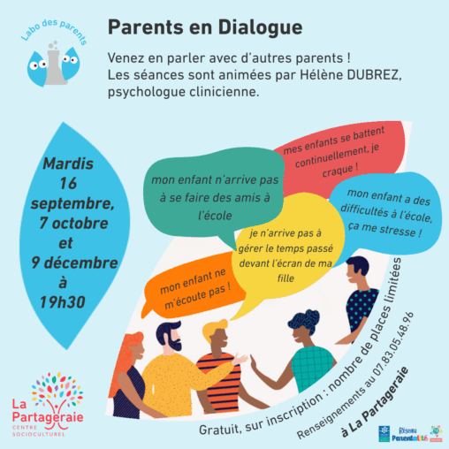 La Partageraie_Agenda_Labo des parents_Parents en dialogue