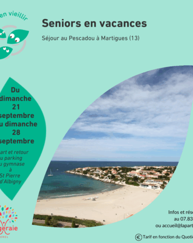 La Partageraie_Agenda_Bien vieillir_Seniors en vacances