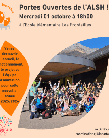 La Partageraie_Agenda_Enfance jeunesse_Portes ouvertes ALSH