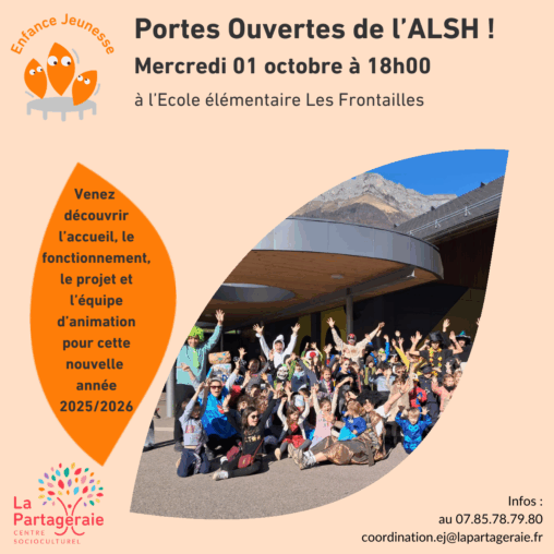 La Partageraie_Agenda_Enfance jeunesse_Portes ouvertes ALSH