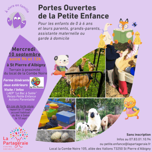 La Partageraie_Agenda_Journéee petite enfance_Evenement